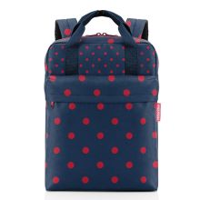 Reisenthel Allday Backpack M Mixed Dots Red