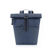 Reisenthel Rolltop Backpack Herringbone Dark Blue