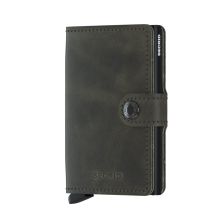 Secrid Mini Wallet Portemonnee Vintage Olive Black