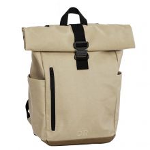 Daniel Ray Griffith Gecoat Canvas Rolltop Rugtas 15,6" Beige