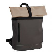 Daniel Ray Rockhampton Rolltop Rugtas Waterproof PU Donker Grijs