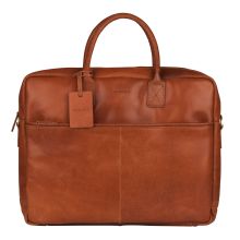 Burkely Vintage Max Worker 17.3" Schoudertas Cognac