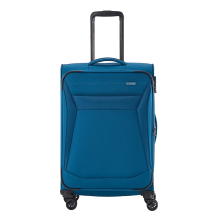 Travelite Chios 4 Wheel Trolley M 67 cm Expandable Petrol