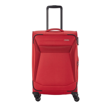 Travelite Chios 4 Wheel Trolley M 67 cm Expandable Red