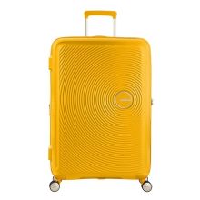 American Tourister Soundbox Spinner 77 Expandable Golden Yellow