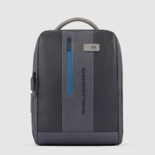 Piquadro Urban PC And iPad Cable Backpack 15.6'' Black/Grey