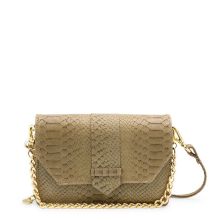 MOSZ Krisbag Telefoontasje Jungle Taupe Shiny Light Gold