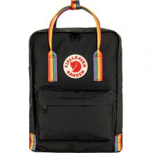 Fjällräven Kanken Rugzak Rainbow Pattern Black 
