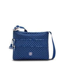 Kipling Alvar Schoudertas Soft Dot Blue