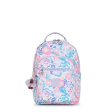 Kipling Seoul S Rugzak Aqua Flowers 