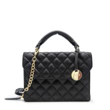 MOSZ Krisbag L Crossbody Quilted Black Ligt Gold