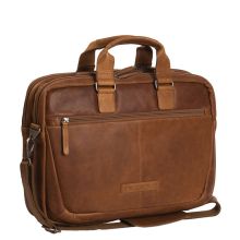 Chesterfield Seth Business Schoudertas 15" Cognac