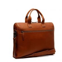 Chesterfield Levanto Laptoptas 14" Schoudertas Cognac