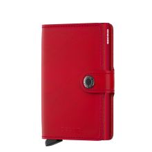 Secrid Mini Wallet Portemonnee Red Red