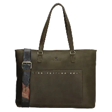 Micmacbags Masterpiece Laptoptas Olijfgroen 15,6 inch