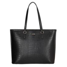 Charm London Midwood Shopper 15.6" Croco Black