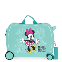 Disney Rolling Suitcase 4 Wheels Enjoy The Day Minnie Mouse Light Green