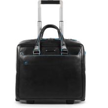 Piquadro Blue Square Business Trolley 15.6" Black