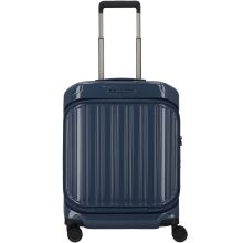 Piquadro PQ Light Fast Check Laptop Cabin Spinner 55 Blue