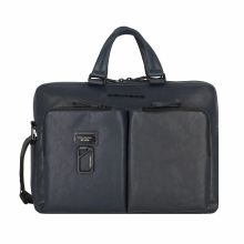 Piquadro Harper Laptop 15"/ iPad 12,9" Briefcase Blue
