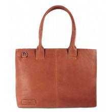 Plevier Antilla Dames Schoudertas 15.6" Cognac