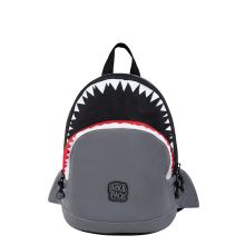 Pick & Pack Rugzak S Shark Shape Visible Grey