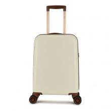 Decent Retro Handbagage Koffer 55 cm White