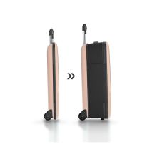 Rollink Flex Vega II Opvouwbare Medium Koffer 64 Rose Smoke