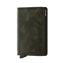 Secrid Slim Wallet Portemonnee Vintage Olive/ Black