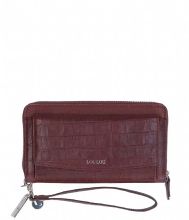 LouLou Essentiels SLB Classic Croc RFID Wallet Cacao
