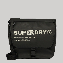 Superdry Tarp Messenger Bag Black