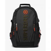 Superdry Tarp Embroidered Backpack Black