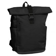 Daniel Ray Wangaratta Gecoat Canvas Rolltop Rugtas XL 15,6" Zwart