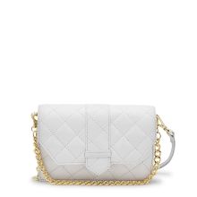 MOSZ Krisbag Telefoontasje Quilted Off White Shiny Light Gold