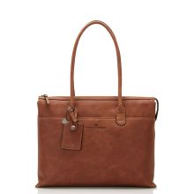 Castelijn & Beerens Carisma Laptop Schoudertas 15.6'' Cognac