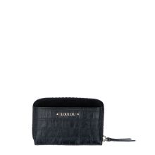 LouLou Essentiels SLB16 Classy Croc XS RFID Wallet Black