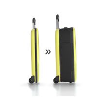 Rollink Flex Vega II Opvouwbare Medium Koffer 64 Yellow Iris