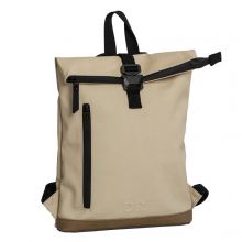 Daniel Ray Yeppoon Gecoat Canvas Rolltop Rugtas Beige