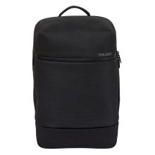 Salzen Savvy Leather Daypack Backpack Aligned Smoke