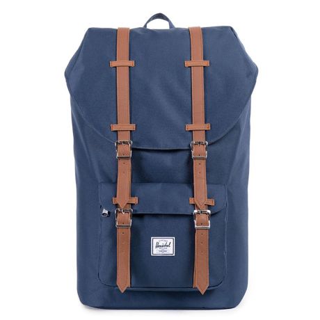 talent het doel Skim Herschel Little America Rugzak Navy/Tan PU