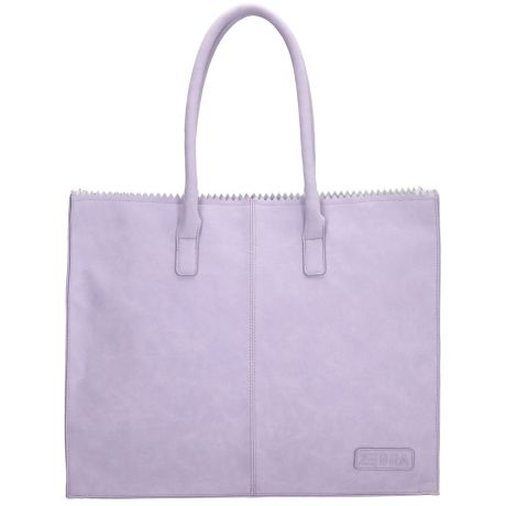 Zebra Natural Bag Lisa XL Shopper Lila Paars