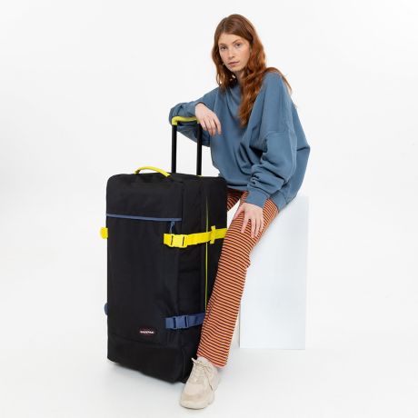 Wolf in schaapskleren Vouwen Bedreven Eastpak Tranverz L Trolley Kontrast Lime Pilot