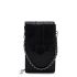 MOSZ Phonebag Schoudertas Vintage Black Brushed Silver