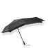 Senz Mini Automatic Deluxe Foldable Paraplu Pure Black Pin Stripes