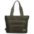 Zebra Elske Puffer Kleine Shopper Breed Olijfgroen