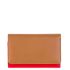 Mywalit Medium Tri-Fold Wallet Outer Zip Portemonnee Caramel
