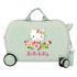 Hello Kitty Rolling Suitcase 4 Wheels Floral  Mint Green