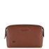 Piquadro Black Square Toiletry Bag Tobacco