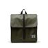 Herschel City Rugzak Mid-Volume Scarab/ Black/ Saddle