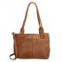 Hide & Stitches Paint Rock Shopper Shoulderbag Cognac